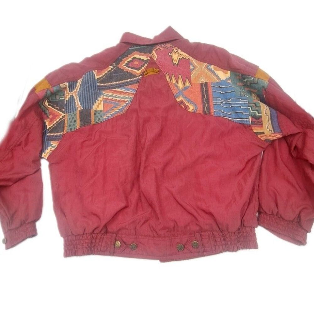 Vintage Bovattini Western Windbreaker Jacket Medium - Picture 3 of 6
